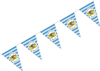 Wimpelgirlande Bayern